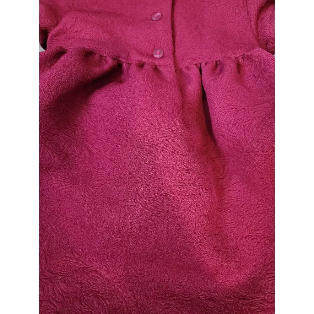Gymboree Burgundy‎ Dress Size 6-12 Months